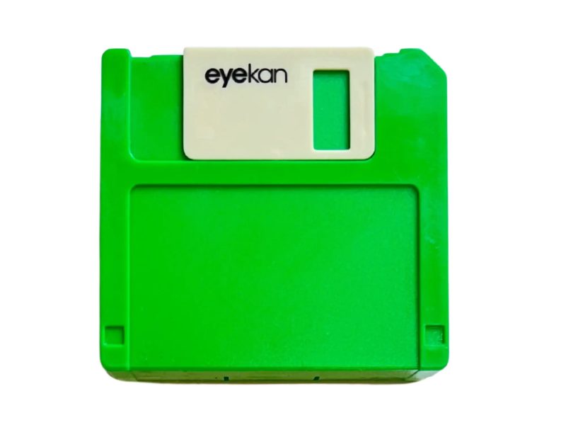 Suport lentile de contact floppy, Culoare: verde