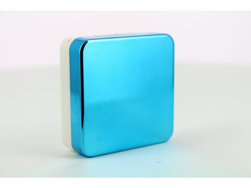 Kit de îngrijire și depozitare a lentilelor de contact cu suprafață lucioasă, Culoare: Albastru
