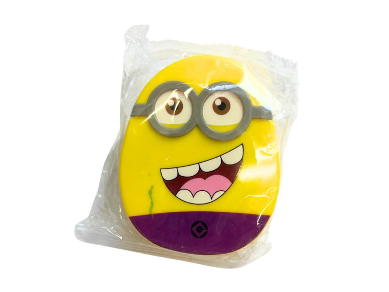 Suport lentile de contact cu figurine Minion, culoare: violet