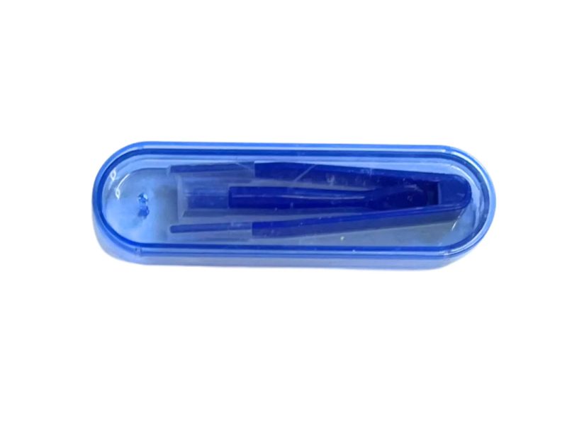 Set de fixare pentru lentile de contact color, Culoare: albastru