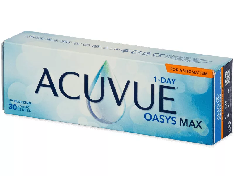 Acuvue Oasys 1-Day Max For Astigmatism (30 lentile)