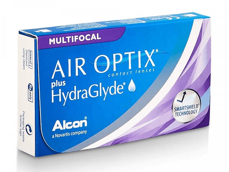 Air Optix Plus HydraGlyde Multifocal (3 lentile)