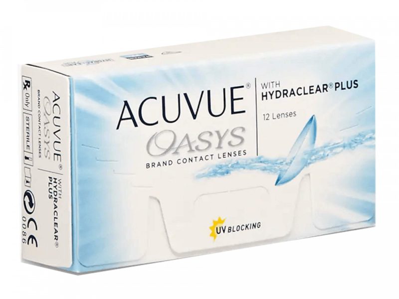 Acuvue Oasys cu Hydraclear Plus (12 lentile)