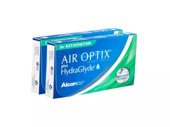 Air Optix Plus HydraGlyde for Astigmatism (12 lentile)