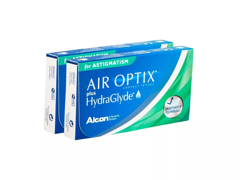 Air Optix Plus HydraGlyde for Astigmatism (12 lentile)