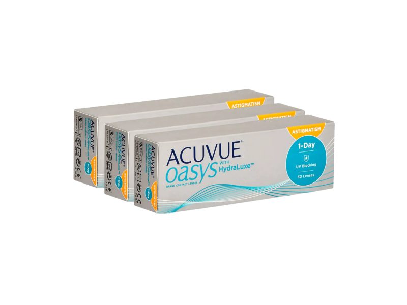 Acuvue Oasys 1-Day For Astigmatism With Hydraluxe (90 lentile)