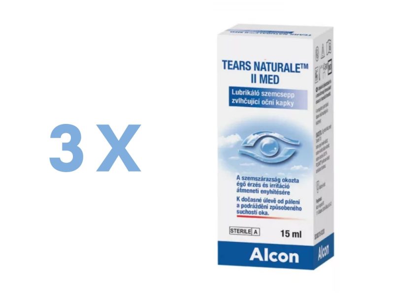 Tears Naturale II Med (3 x 15 ml)