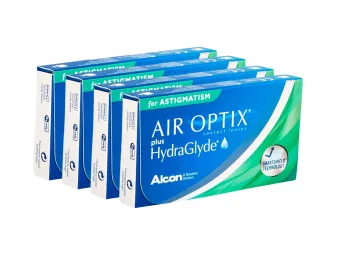 Air Optix Plus HydraGlyde for Astigmatism (24 lentile)