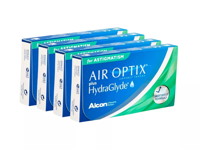 Air Optix Plus HydraGlyde for Astigmatism (24 lentile)