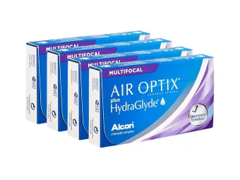 Air Optix Plus HydraGlyde Multifocal (24 lentile)