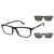 Emporio Armani Ochelari de Soare EA 4160 50421W 55