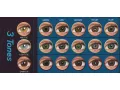 ColourVUE 3 Tones Blue (2 lentile)