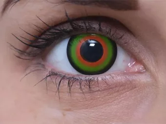   ColourVUE Crazy Mad Hatter (2 lentile), lentile de contact lunare - fără dioptrie