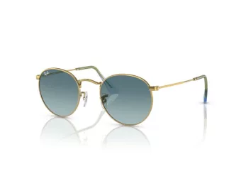 Ray-Ban Round Metal Ochelari de Soare RB 3447 001/3M 50