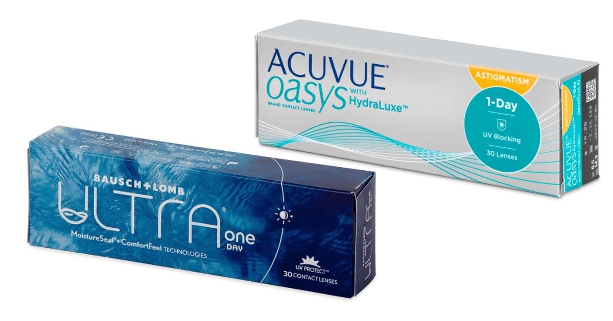 Cele mai noi produse din catalog - Acuvue Oasys 1 Day și Bausch&Lomb Ultra