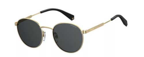 Ochelari de soare Polaroid pentru femei cu ramă aurie